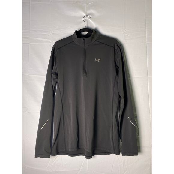 Arc'teryx Cormac 1/4 Zip Neck Long Sleeve Shirt Outdoor Hiking Run Men's Large - Picture 1 of 2